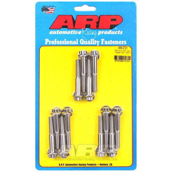 Arp SB FORD SS 12PT INTAKE MANIFOLD BOLT KIT 454-2101 - main